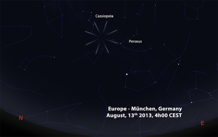 perseids 2013 EUROPE