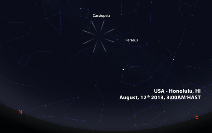 perseids 2013 HAWAII