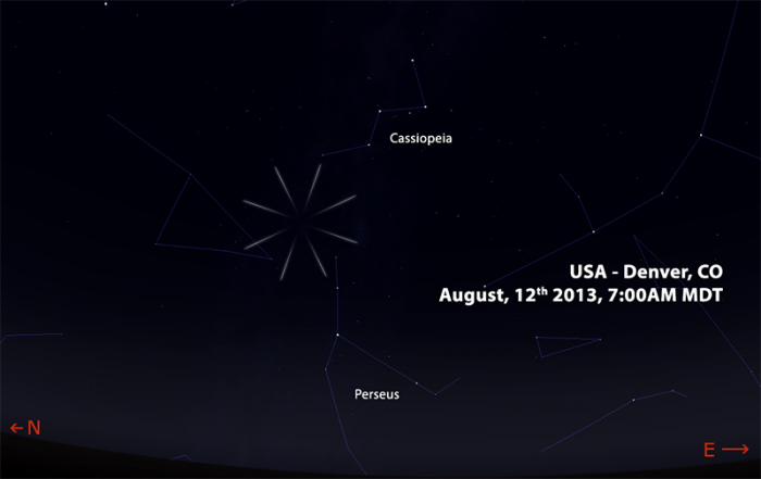 perseids 2013 US MOUNTAIN REGION