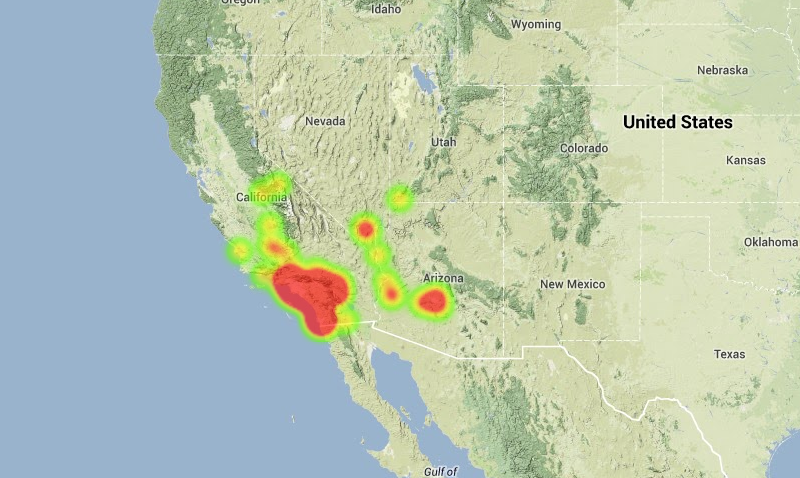 Heat Map – AMS Event #2765-2013