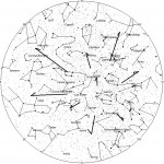 Examples of Geminid meteors seen near 0330 local standard time on Dec 13 from latitude 50N