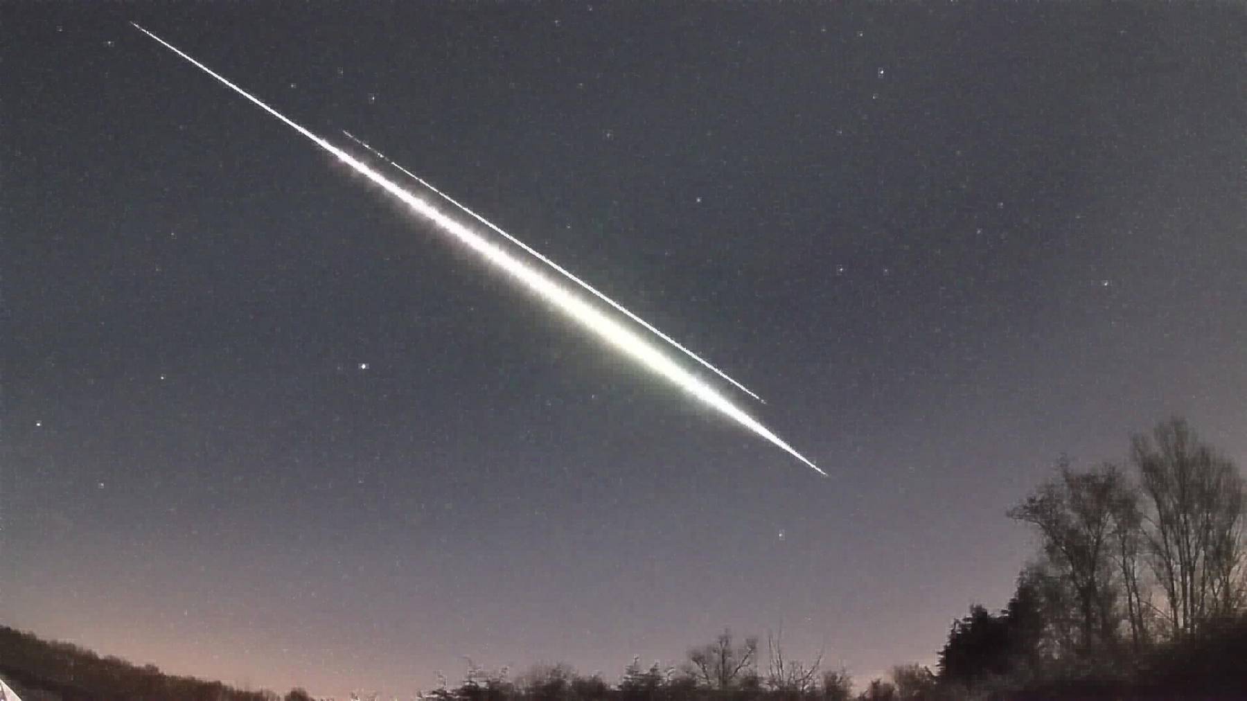 Antihelion meteors picture